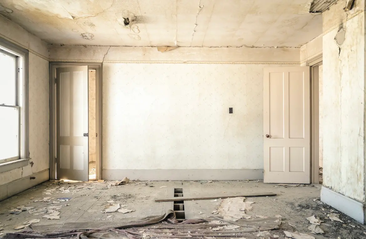 Waste disposal crew managing a cleanout project in Noblesville